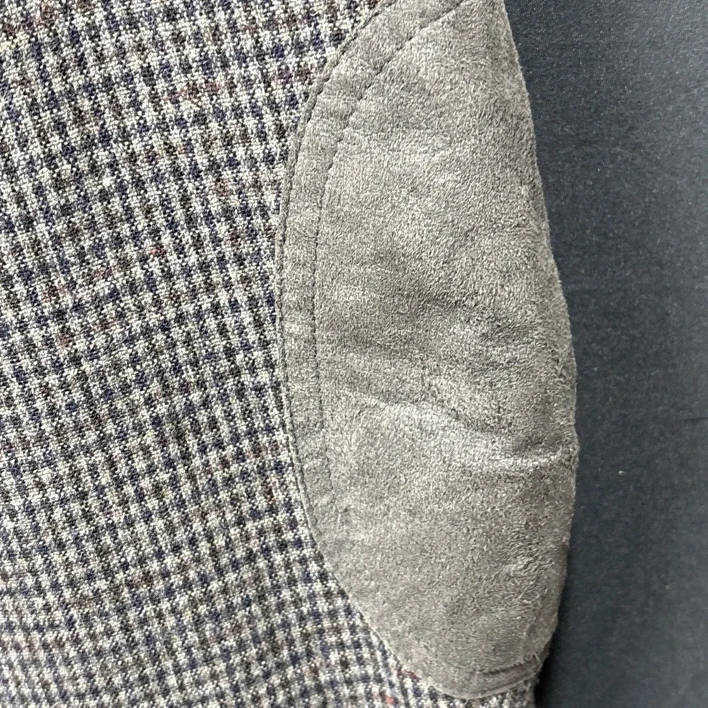 Vintage Pendleton Tweed Virgin‎ Wool Blazer Jacket Men's Size 42 Gray 2 Button - Picture 14 of 15
